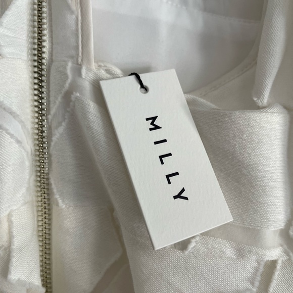 NWT White Milly Dress Sz 10 - Picture 3 of 4